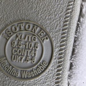 isotoner Shoes - Isotoner white machine washable house shoes isotoner Shoes - Isotoner white machine washable house shoes
